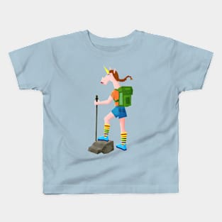 Adventures of Cindy the Unicorn Kids T-Shirt